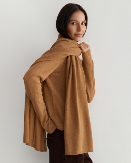 Шарф QOYA OVERLY TAN BLEND