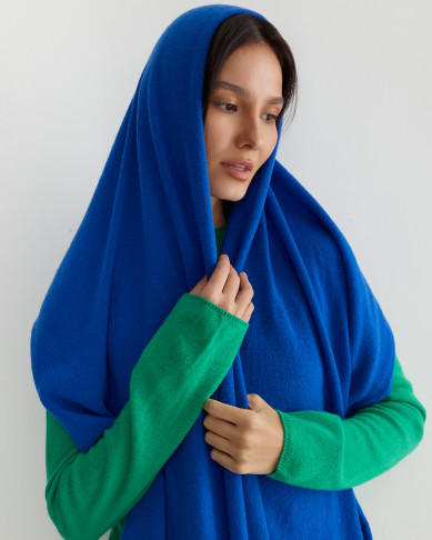 Шарф QOYA CYANINE BLUE BLEND