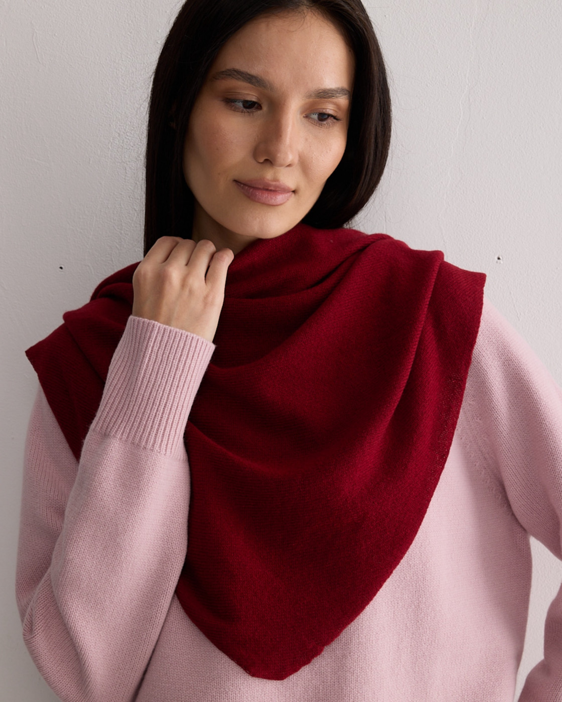 Косынка-бактус ASIRI MAROON BLEND