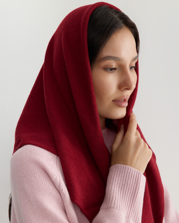 Косынка-бактус ASIRI MAROON BLEND