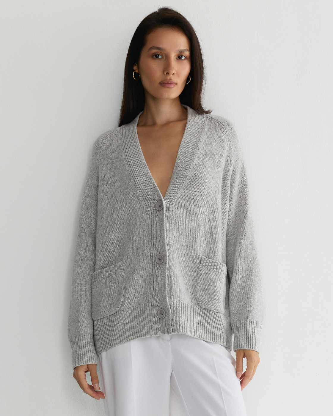 Кардиган Укороченный HAYLLI SILVER GREY BLEND 