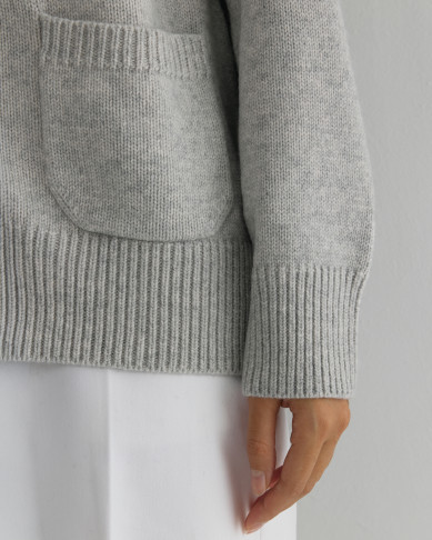 Кардиган Укороченный HAYLLI SILVER GREY BLEND 