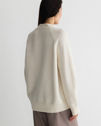 Кардиган Укороченный HAYLLI WHITE CREAM BASE