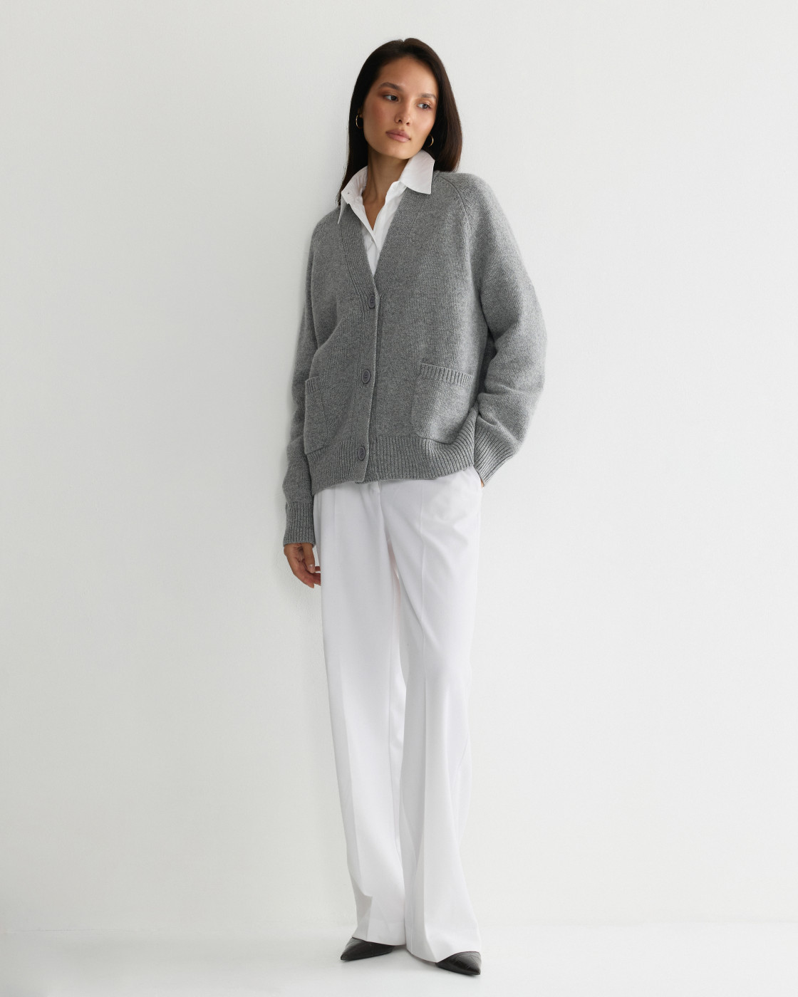 Кардиган Укороченный HAYLLI KARELIA GREY BASE
