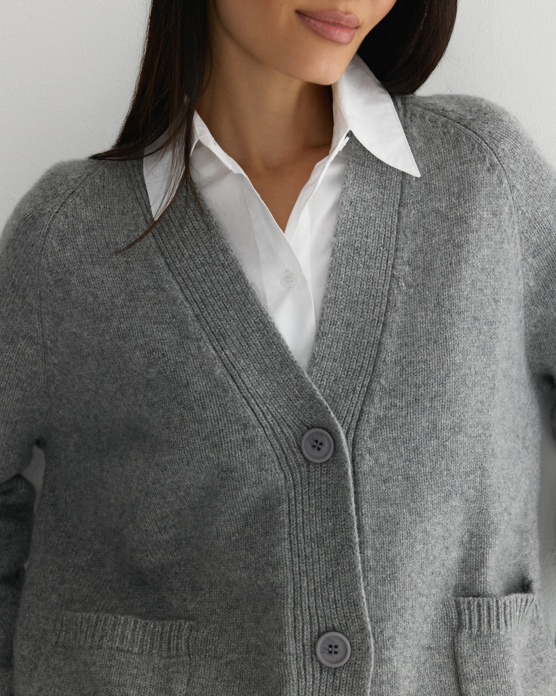 Кардиган Укороченный HAYLLI KARELIA GREY BASE