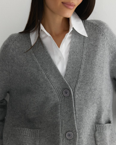 Кардиган Укороченный HAYLLI KARELIA GREY BASE