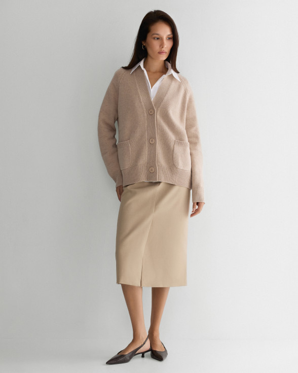 Кардиган Укороченный HAYLLI DESERT BEIGE BASE 