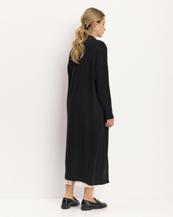 Кардиган легкий длинный WARAYANA VELVET BLACK BLEND
