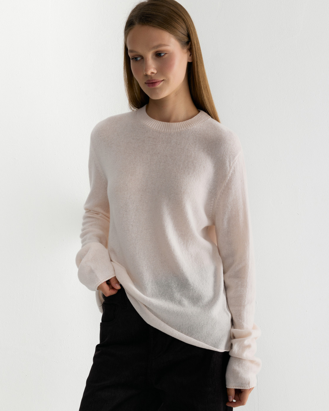 Тонкий Джемпер ALLIYMA PASTEL PEACH 2.0 BLEND