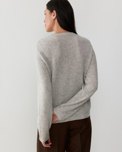 Тонкий Джемпер ALLIYMA SILVER GREY 2.0 BLEND