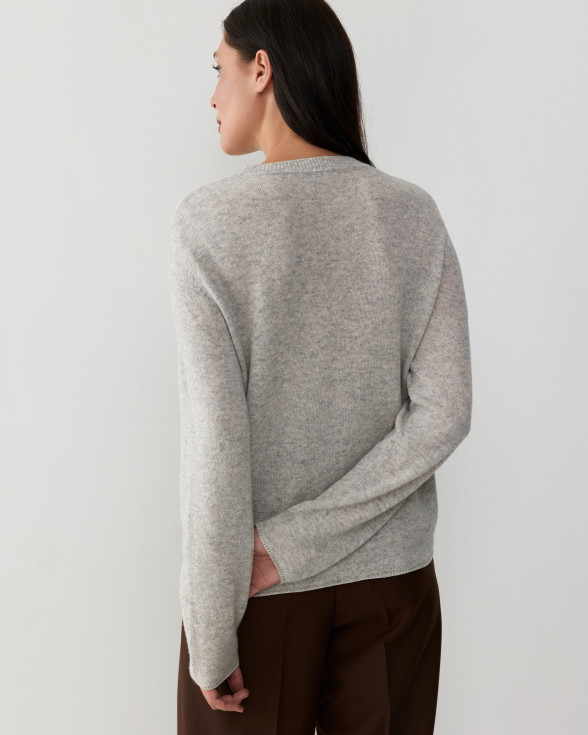 Тонкий Джемпер ALLIYMA SILVER GREY 2.0 BLEND