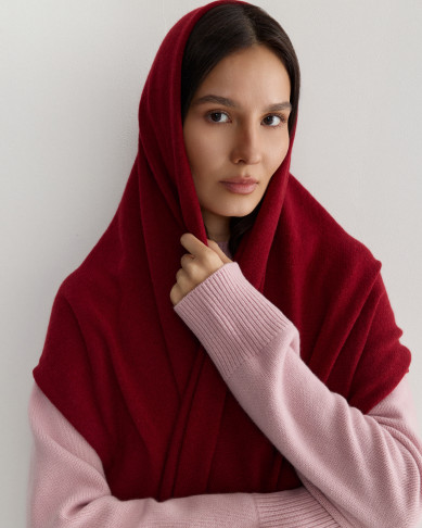 Шарф QOYA MAROON BLEND