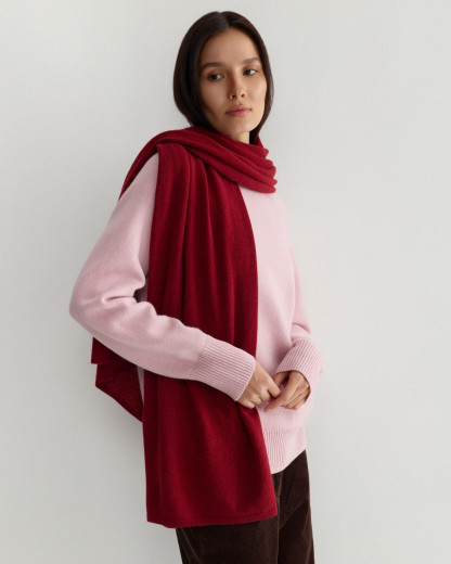 Шарф QOYA MAROON BLEND